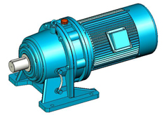BW、BWD（一機部標準）行星擺線針輪減速機實體模型