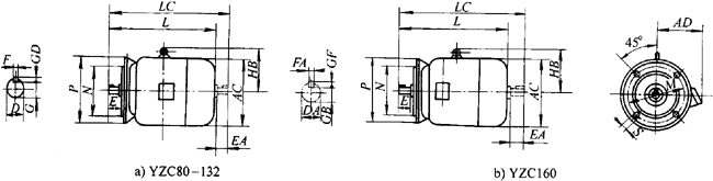 YZCϵе(dng)ஐ늄(dng)C(j)γߴ磨H80160mm